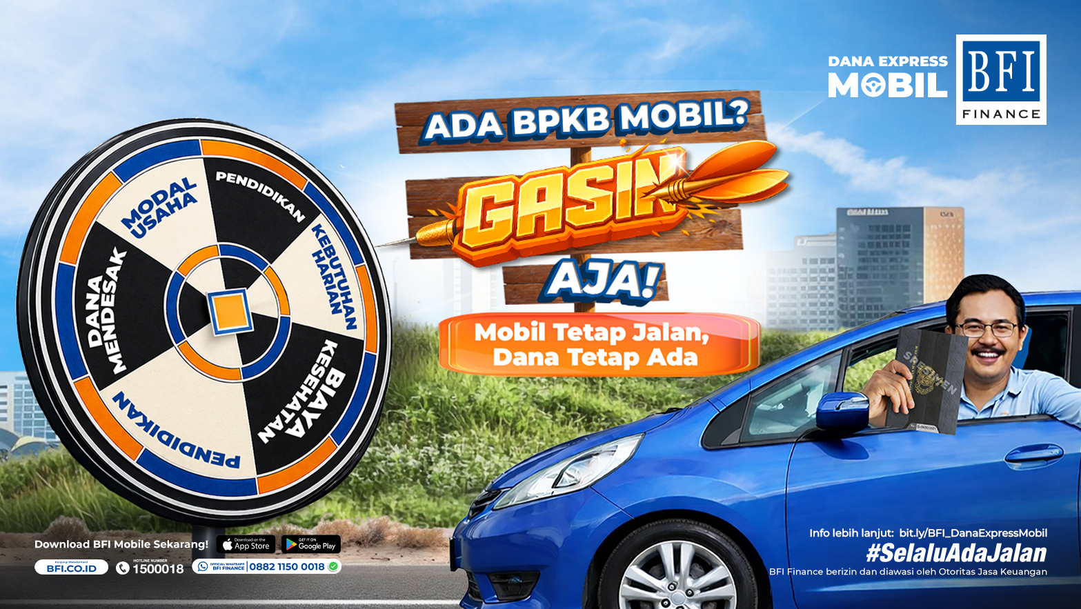 BFI Dana Express Mobil - Pinjaman Dana Tunai Jaminan BPKB Mobil - Paket Superdeal