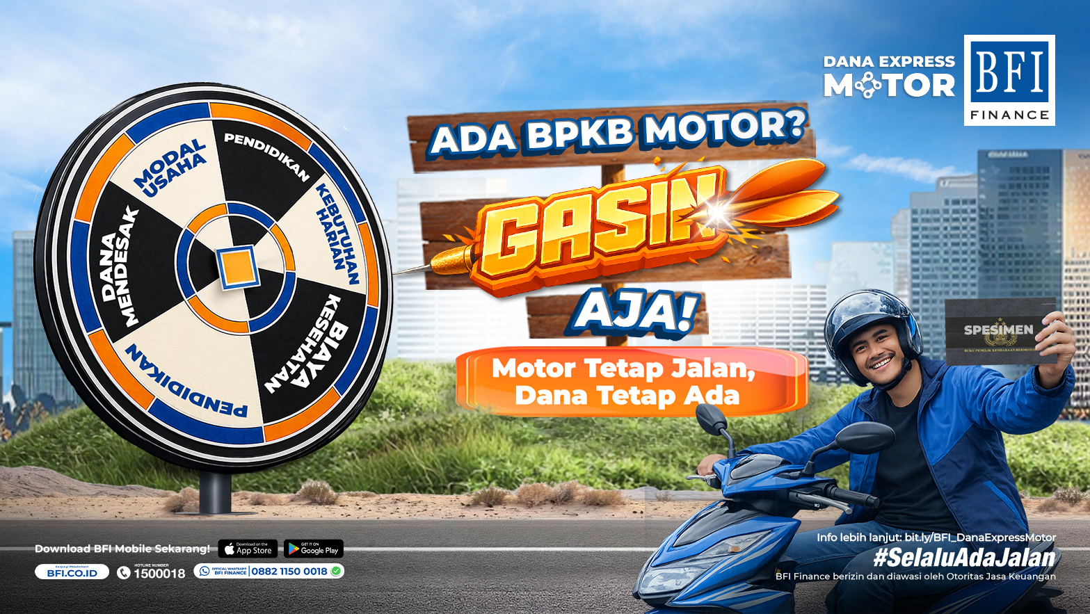 BFI Dana Express Motor - Cash Loan Guaranteed by Motor BPKB - Regular Package