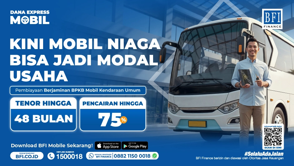 BFI Dana Express Mobil - Pembiayaan Jaminan Dana Tunai BPKB Kendaraan Umum