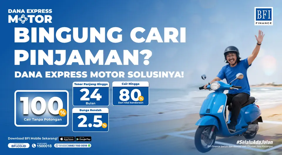 BFI Dana Express Motor - Cash Loan Guaranteed by Motor BPKB - Regular Package