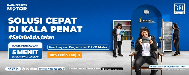 BFI Dana Express Motor - Cash Loan Guaranteed by Motor BPKB - Regular Package