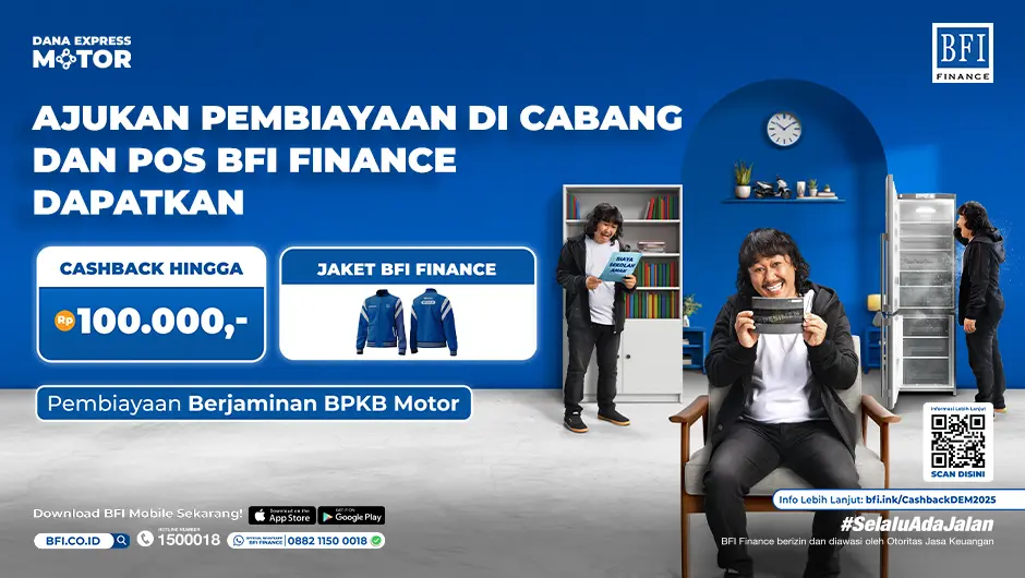 BFI Dana Express Motor - Special Cashback Program & Jacket Giveaway