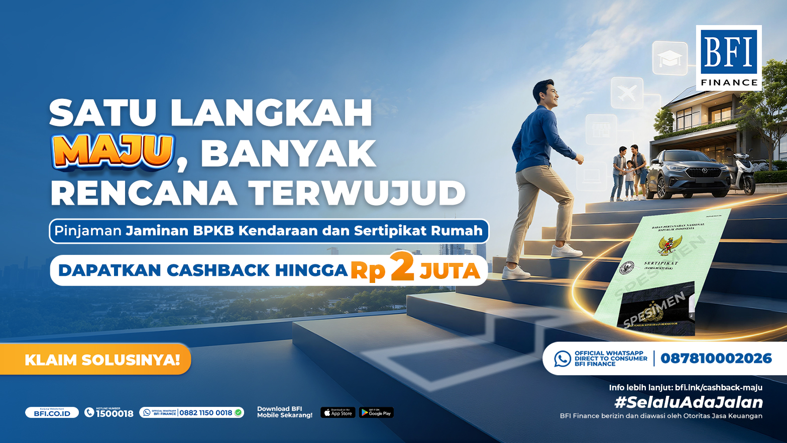 MAJU Wujudkan Rencana, Nikmati Cashback s/d Rp2 Juta!