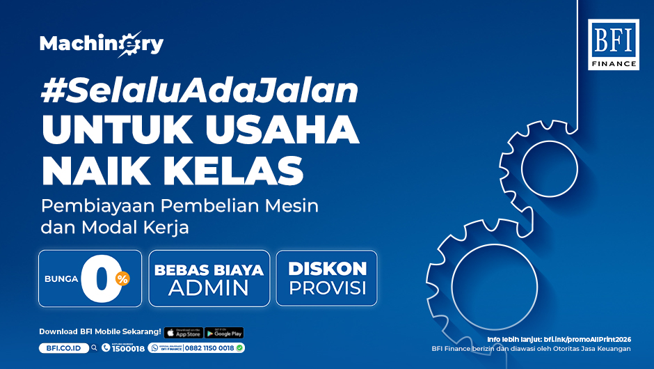 Promo Pembiayaan Jaminan Invoice Mesin