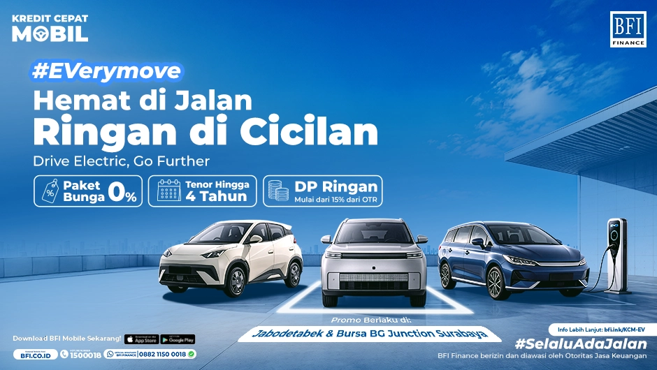 Promo Kredit Mobil Bekas EV | Kredit Mobil Cepat