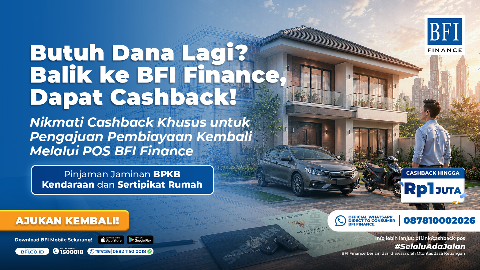 Ajukan Pembiayaan Kembali, Dapatkan Cashback hingga Rp1 Juta!