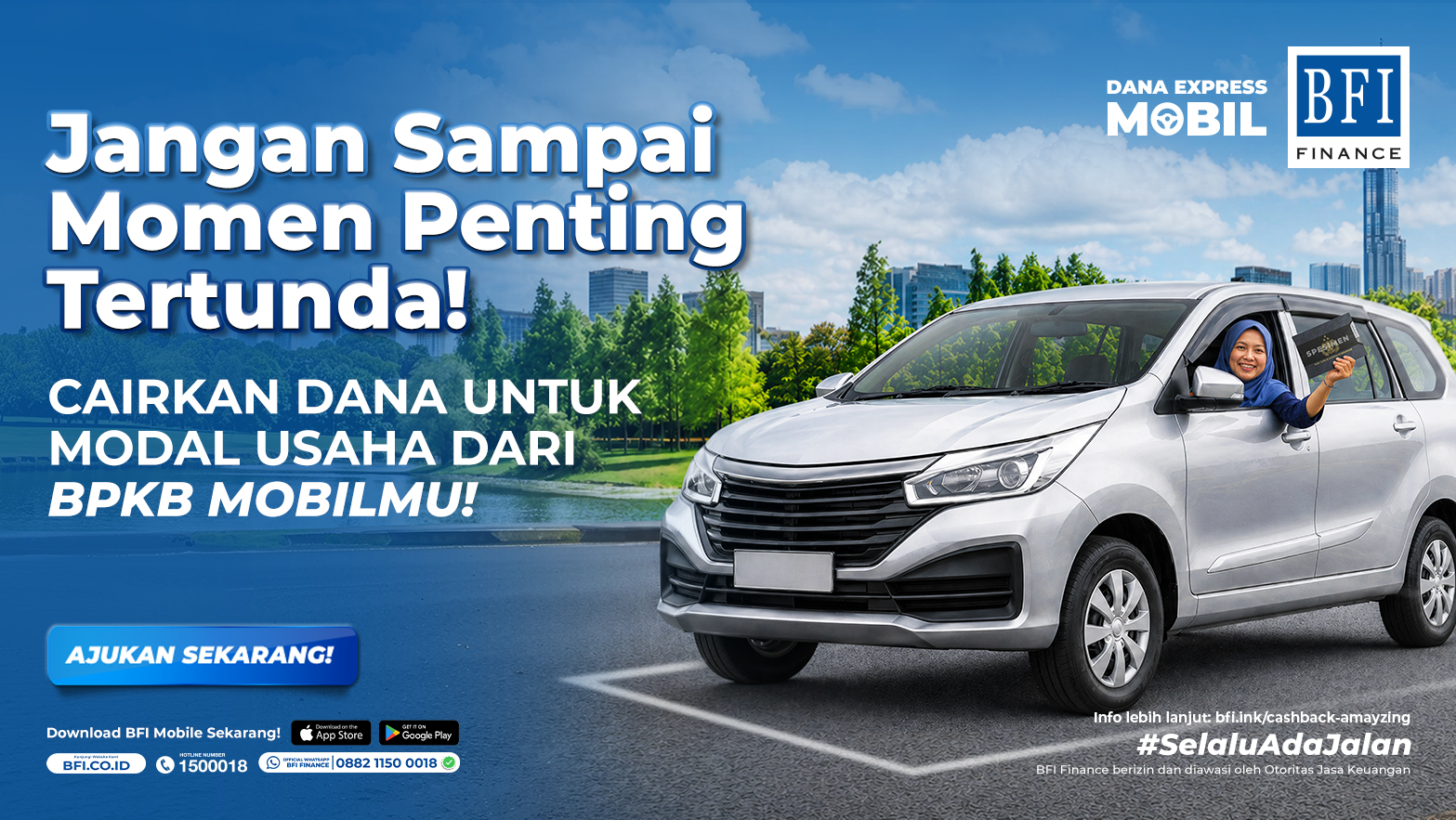 BFI Dana Express Mobil - Pinjaman Dana Tunai Jaminan BPKB Mobil - Paket Superdeal