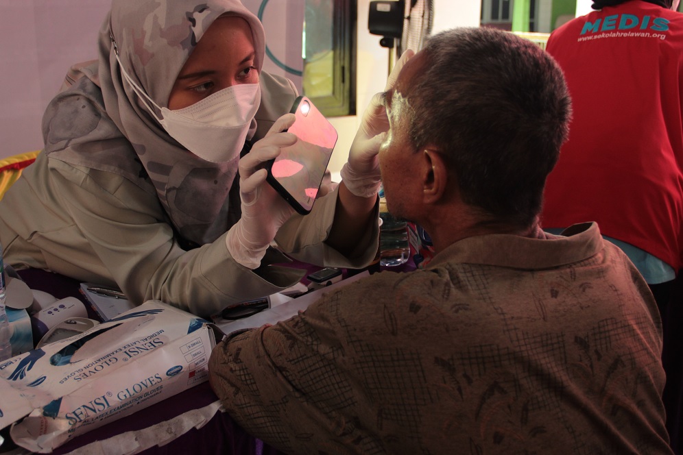 Warga juga mendapatkan resep obat jika ada keluhan kesehatan