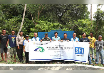 BFI Finance Resmikan Sarana Pengadaan Air Bersih di Sulawesi Tengah