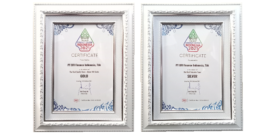 BFI Finance Kembali Ukir Prestasi Sebagai “The Best Contact Center”
