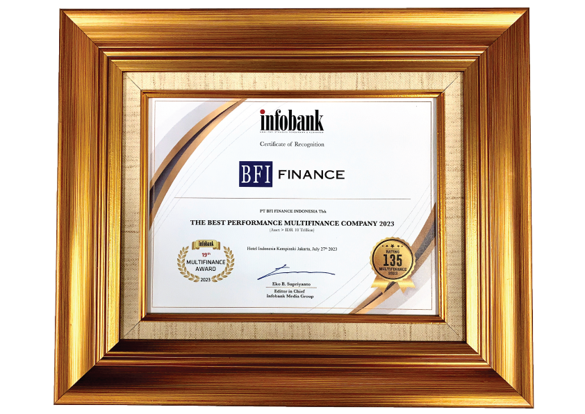 Quatro Winning! BFI Finance Berhasil Mempertahankan Predikat Terbaik dalam Infobank Multifinance Awards 2023