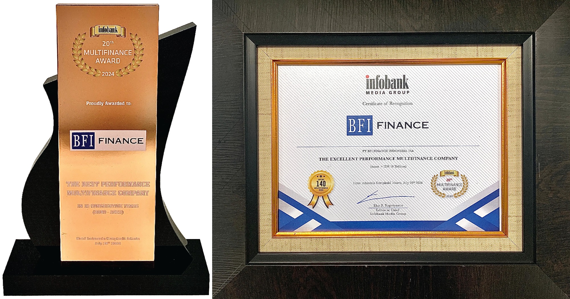 BFI Finance Successfully Maintains Its Title as The Best Company for 15 Years Consecutively