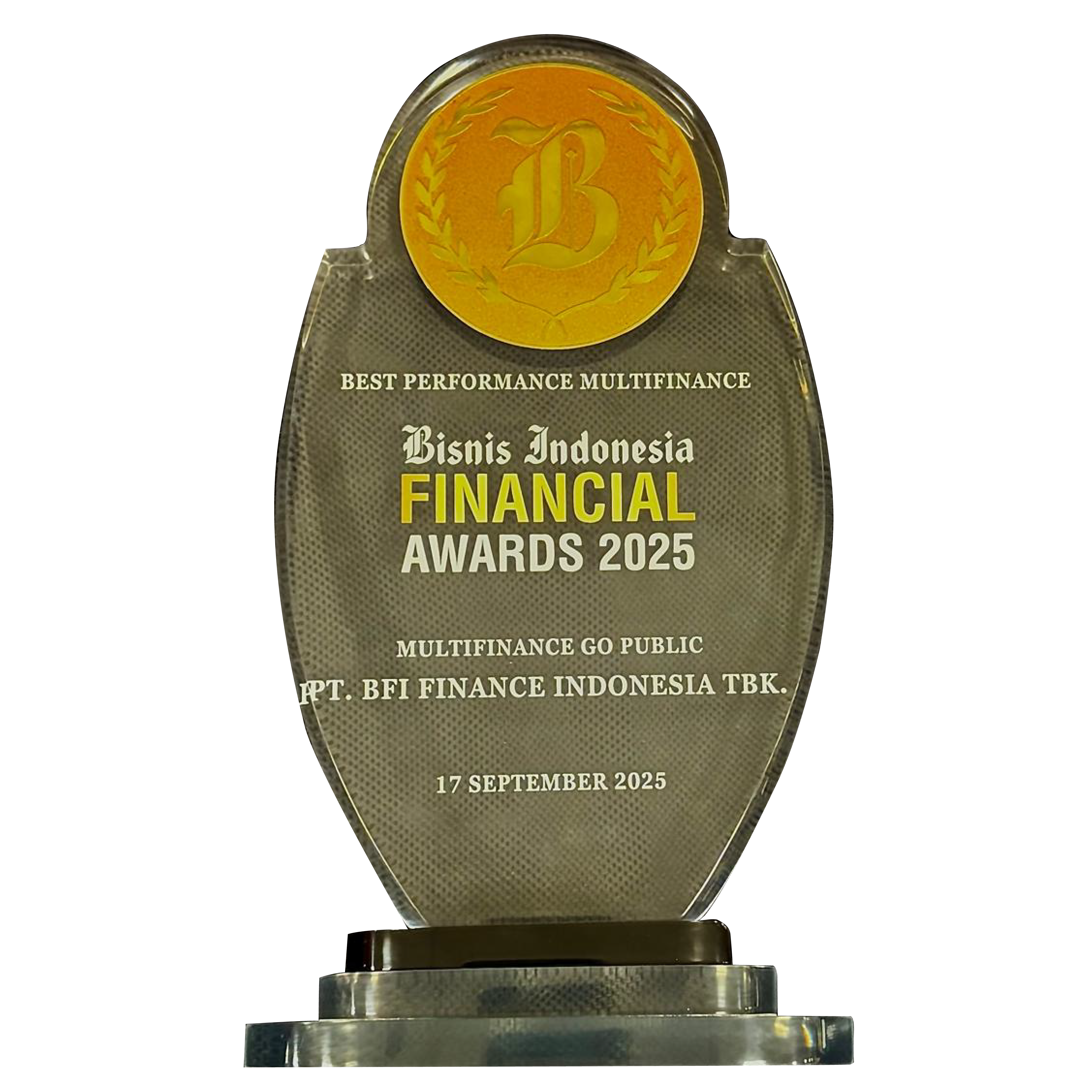 Consistency Leads to Excellence, BFI Finance Awarded The Best Performance Multifinance at the 2025 Bisnis Indonesia Financial Awards