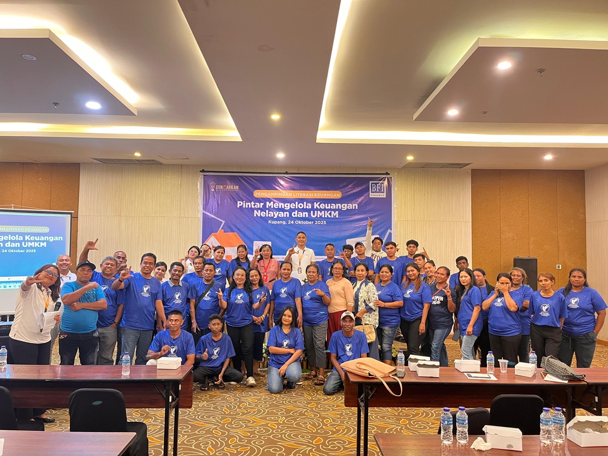 BFI Finance Perkuat Literasi Keuangan untuk Nelayan dan Pelaku UMKM di Kupang
