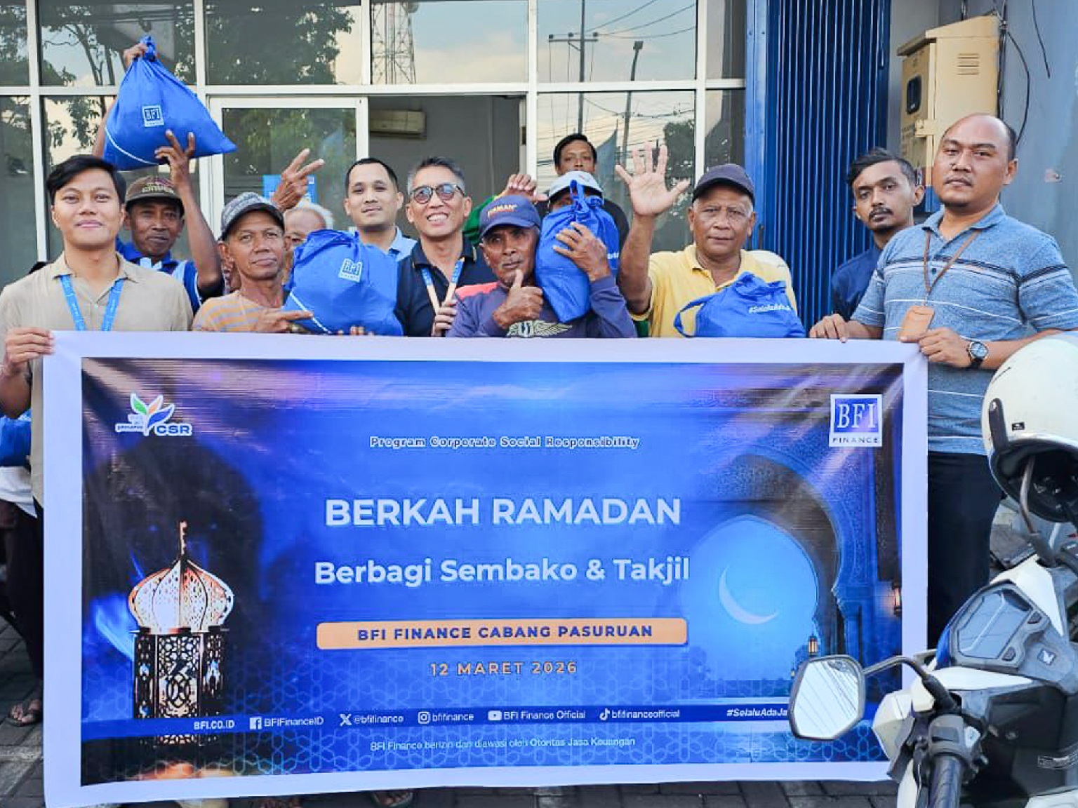 Berbagi kepedulian dengan masyarakat Pasuruan, Jawa Timur