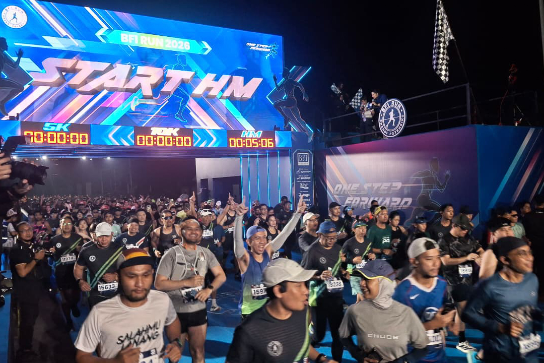 Kategori HM mendominasi jumlah peserta BFI RUN 2026