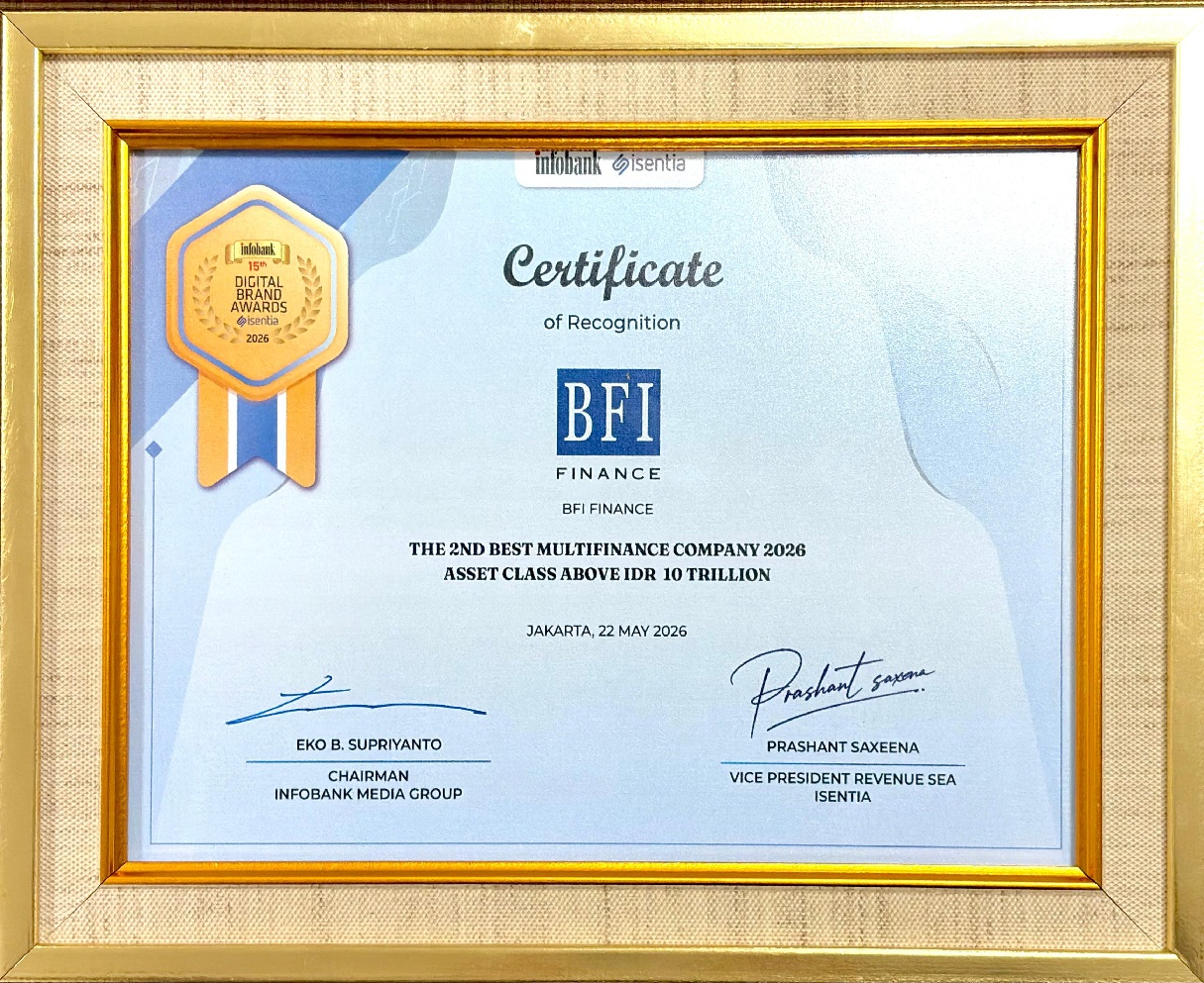 Adaptif terhadap Dinamika Interaksi Digital, BFI Finance Raih Infobank – Isentia Digital Brand Appreciation