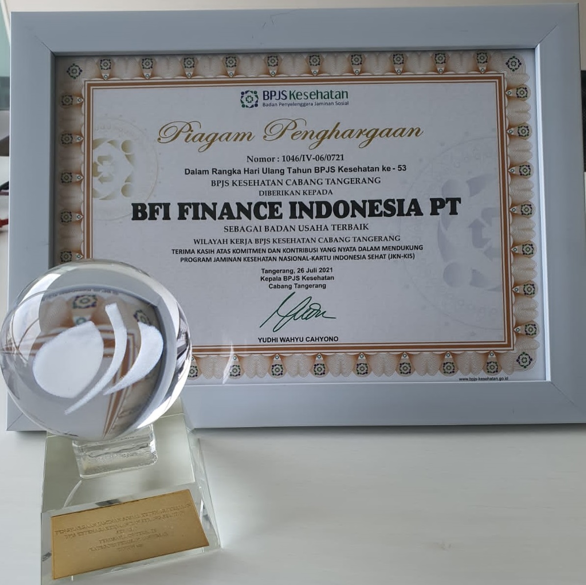 BFI Finance as the best major company that provides employee protection insurance for its employees