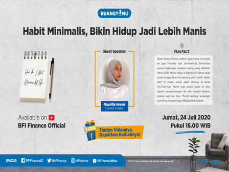 BFI Finance Berbagi Semangat Positif Hidup Minimalis
