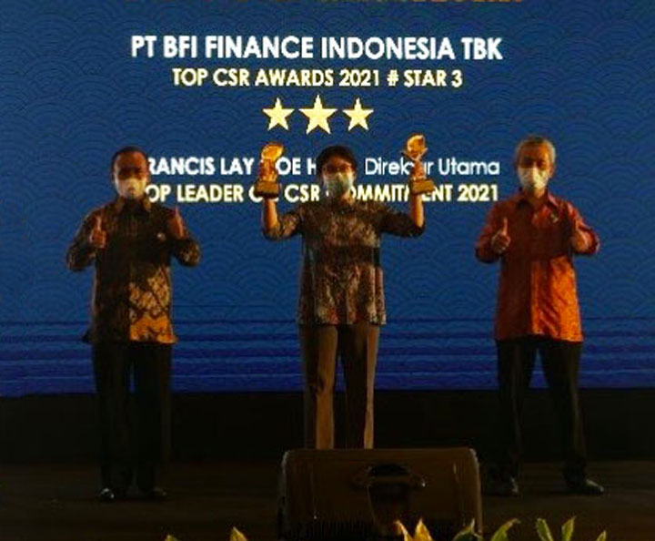 BFI Finance Receives Awards In Top CSR Awards 2021