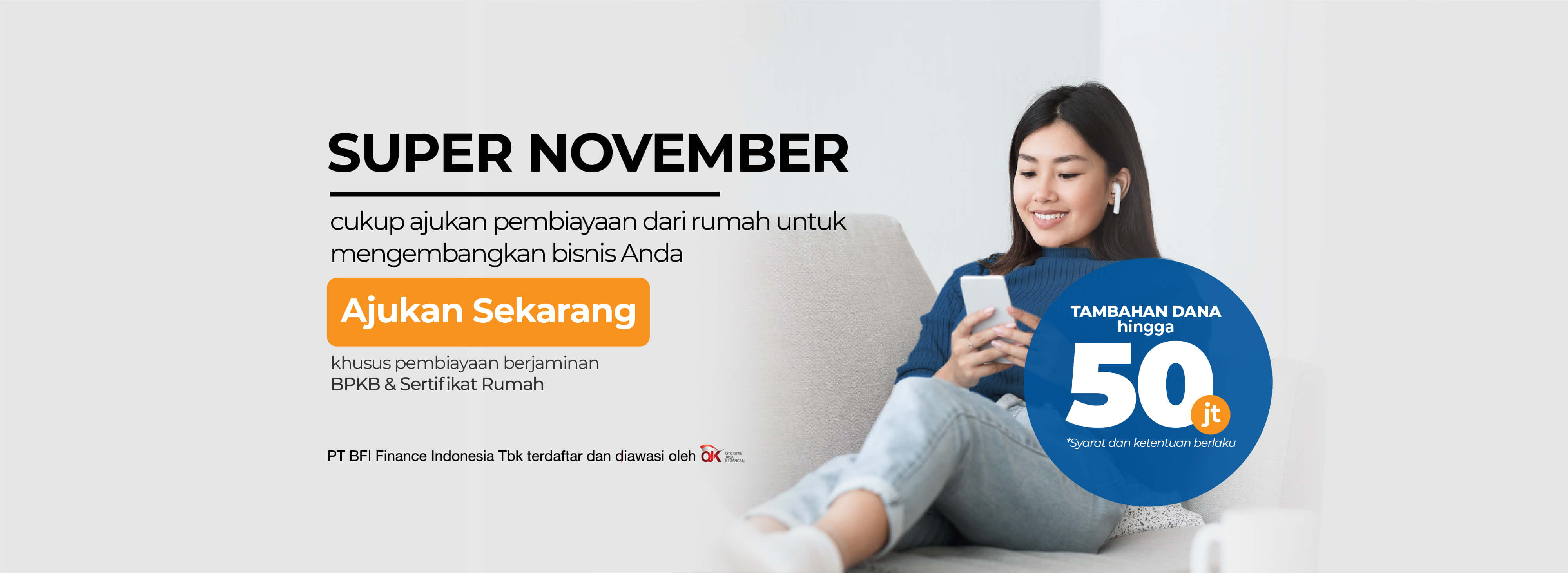 Promo Super November Tambahan Dana